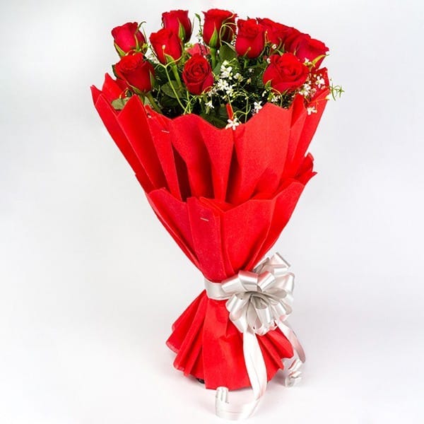 12 Red Roses of Bouquet