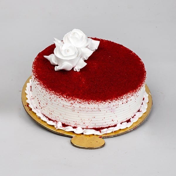 Send Fresh baked irresistible Red Velvet Square Cake - Infnity Gift Shop