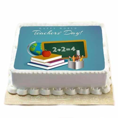 Teacher's Day Theme Cake