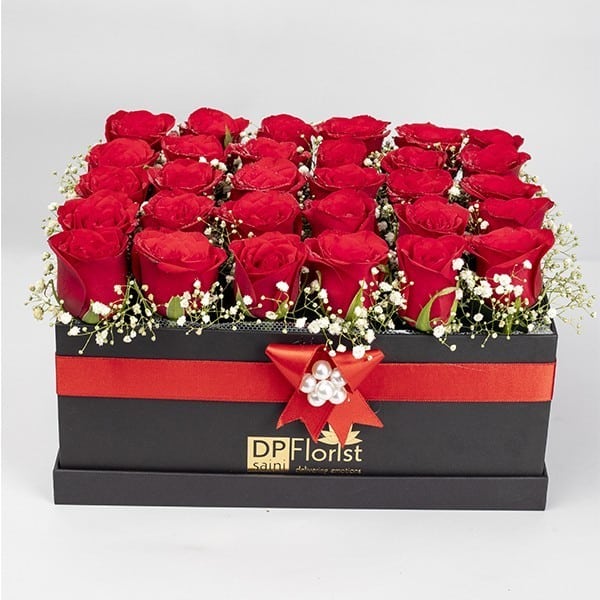 Fresh Red Roses Box