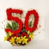 Personalized 50 Number Flower Arrangement