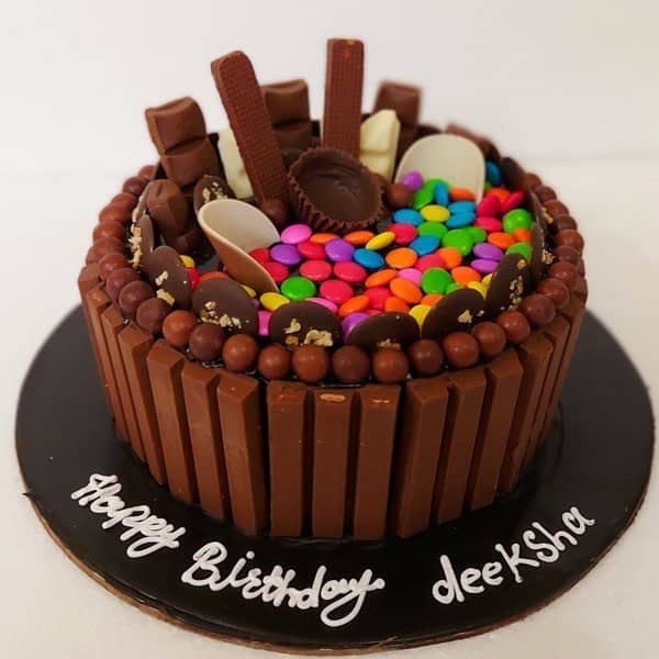 oreo gems chocolate cake - gifts cake flower gifts delivery