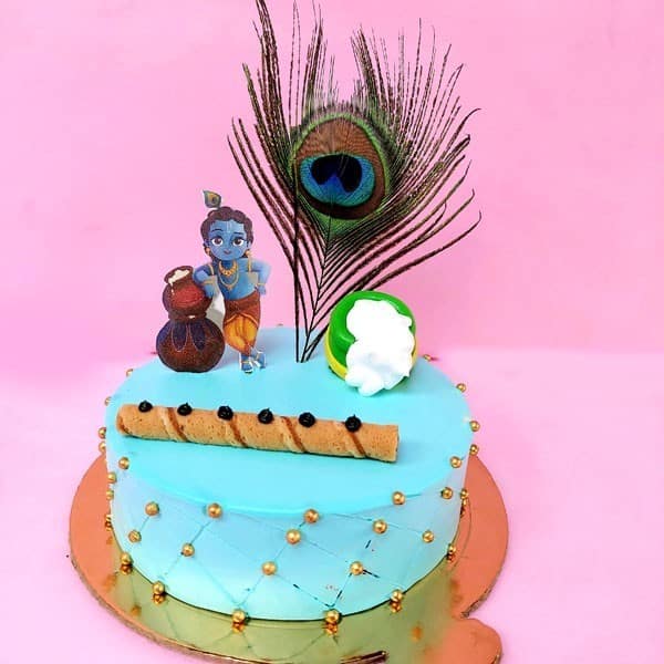 Birthday cake for kanha ji❤️❤️ | Instagram