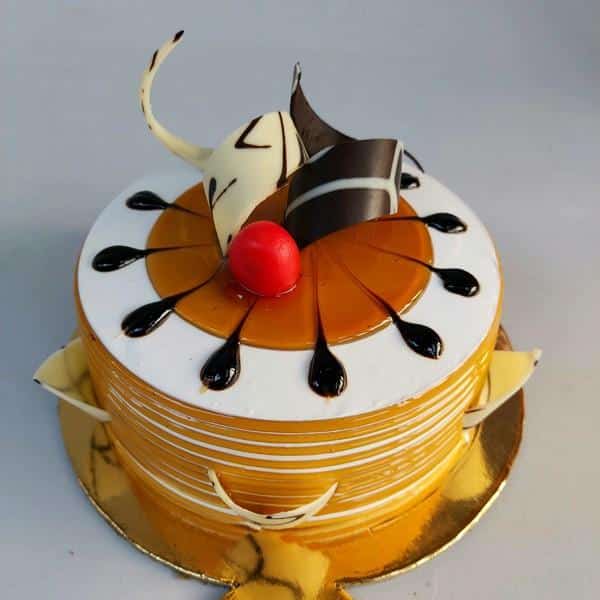 Delicious Butterscotch Cake - Luv Flower & Cake