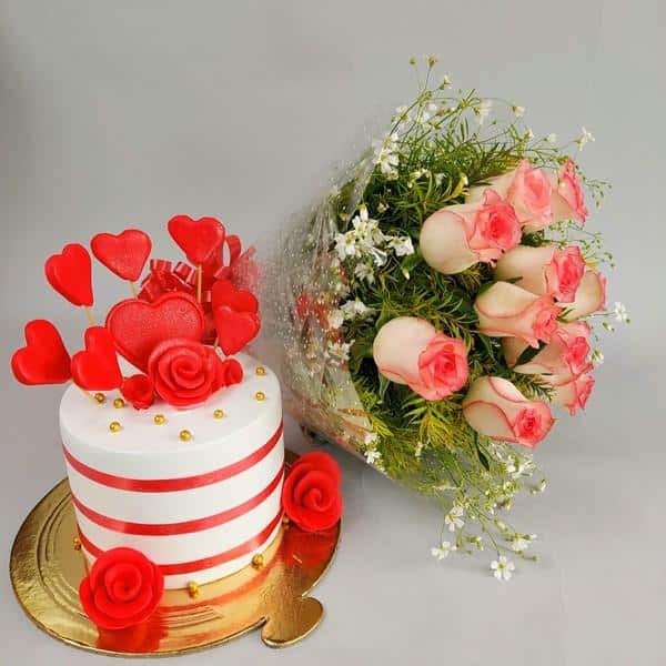 Sending black forest cake with mixed flowers bouquet to Pune, Same Day  Delivery - PuneOnlineFlorists