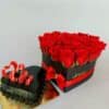 Heart Shape Rose Box with Cake