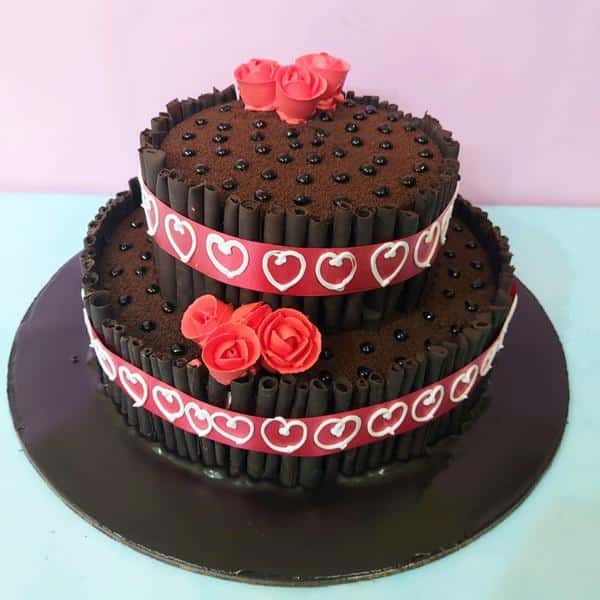 Send 3-Tier Vanilla Cake Online - GAL20-94916 | Giftalove