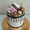 Designer Chocolate Cake with Nutella & Rocher
