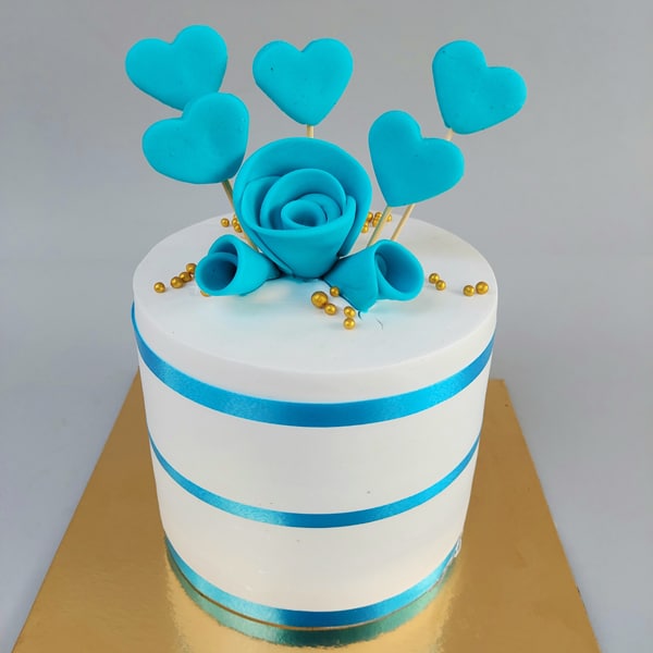 Order Blueberry Bliss Cake Online, Price Rs.749 | FlowerAura