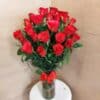 25 Red Rose in Vase