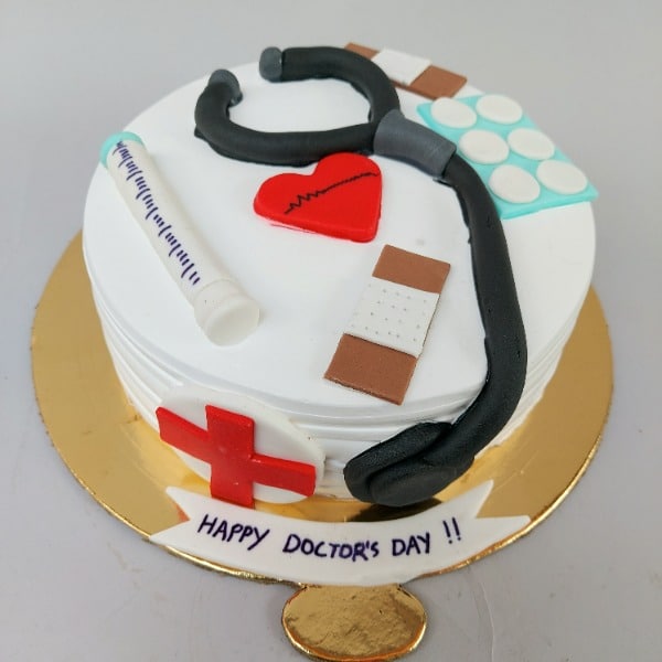 Butterscotch Doctor's Day Cake