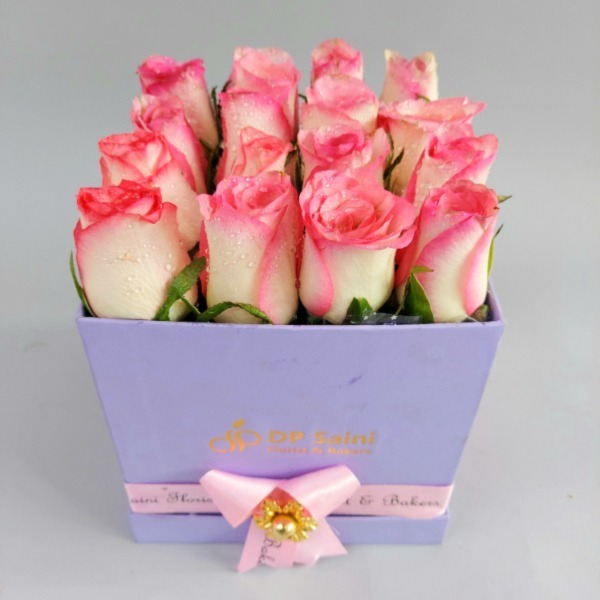 Pink Shadded Rose Box