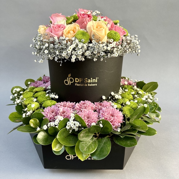 Mix Flower Two-Layer box