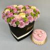 Combo of Flowers with Cake