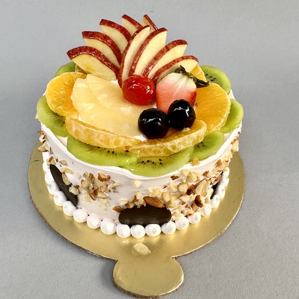 Delicious Round Mixed Fruit Cake (1 kg) #31545 | Buy Cakes & Chocolates  Online