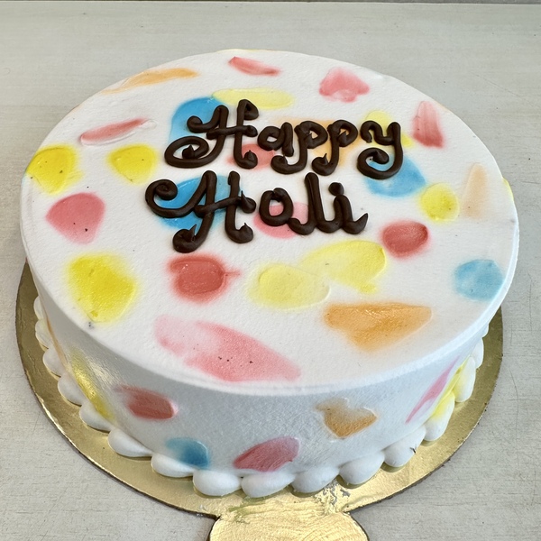 Happy Holi Fresh Cream Cake